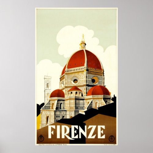 Reprint of a Vintage Italian Tourism Poster