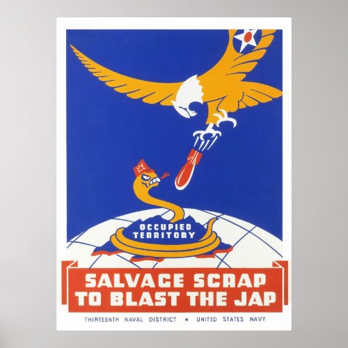 Reprint of a WWII Propaganda Poster