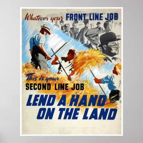 Reprint of a WWII Propaganda Poster