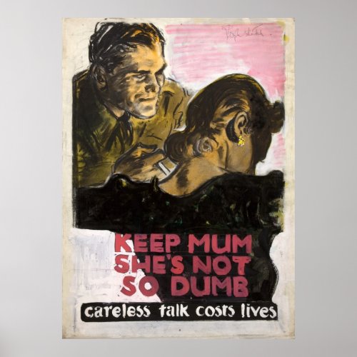 Reprint of a WWII Propaganda Poster