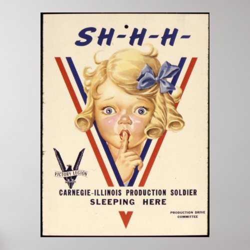 Reprint of a WWII Propaganda Poster