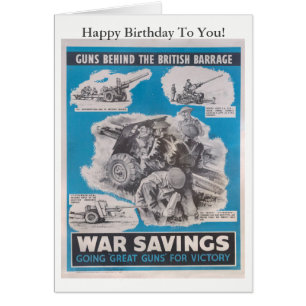 Reprint of British wartime poster. Cards