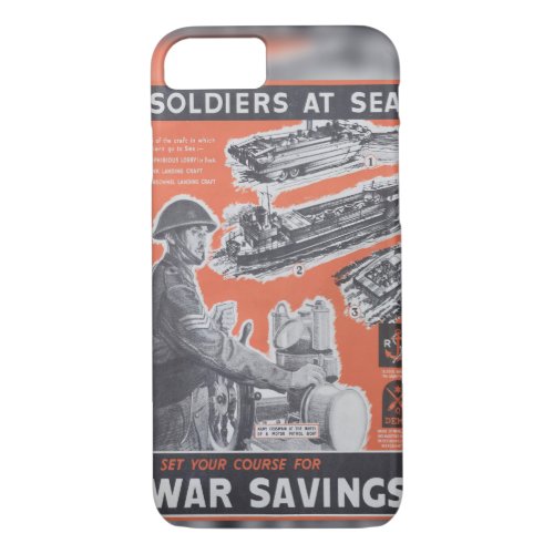 Reprint of British wartime poster iPhone 87 Case