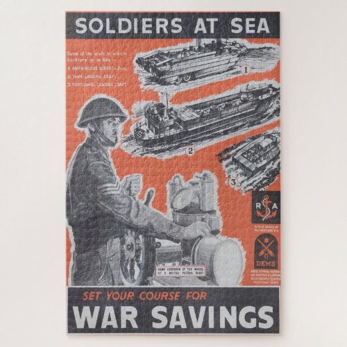 Reprint of British wartime poster Jigsaw Puzzle