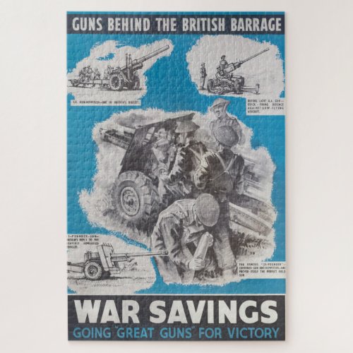 Reprint of British wartime poster Jigsaw Puzzle