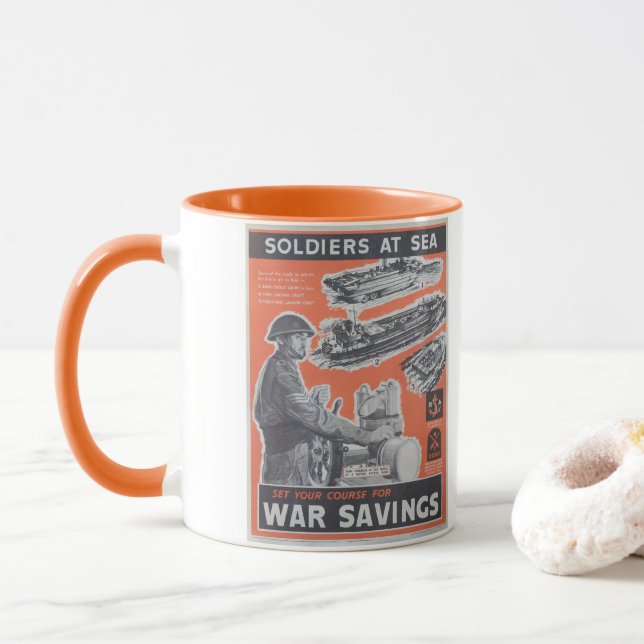 Reprint of British wartime poster. Mug (With Donut)