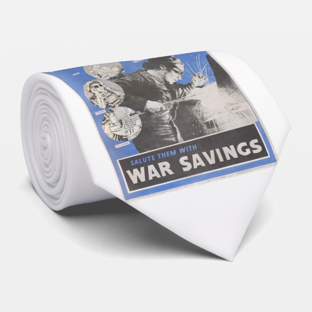 Reprint of British wartime poster. Neck Tie (Rolled)