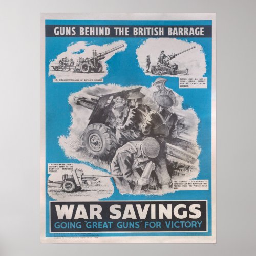 Reprint of British wartime poster Poster
