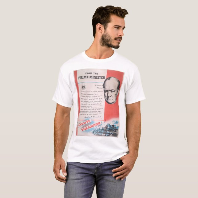 Reprint of British wartime poster. T-Shirt (Front Full)