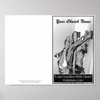 Reprintable Church Bulletin Master Template Poster