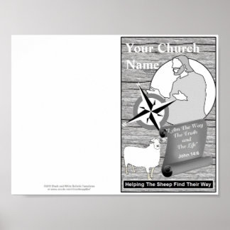 Reprintable Church Bulletin Template Poster