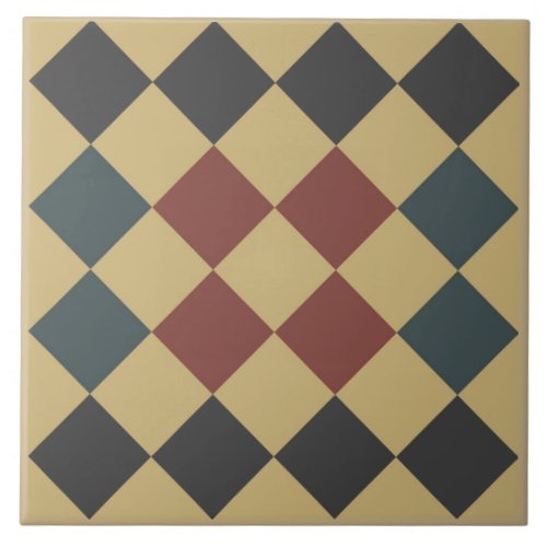Repro Geometric Azulejos Mosaic Zellige Tile