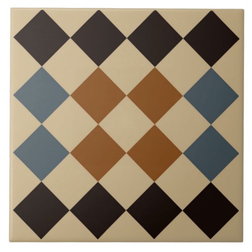 Repro Geometric Azulejos Mosaic Zellige Tile