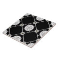 Repro Gothic Geometric Patterned Black White Gray Ceramic Tile | Zazzle