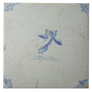 Repro Vintage Dutch Blue and White Delft tiles