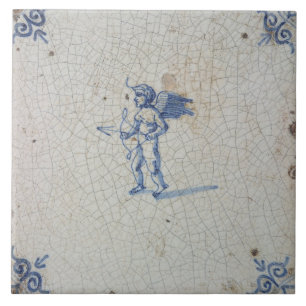 Repro Vintage Dutch Blue and White Delft tiles