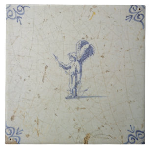 Repro Vintage Dutch Blue and White Delft tiles