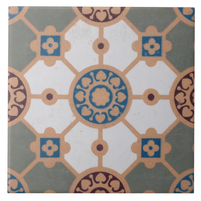 Repro Vintage Minton English  Tile (Front)