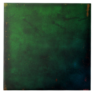 Repro Vintage Simple Forest Green De Morgan tiles