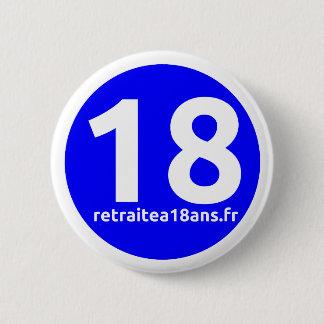 Reprocess at 18 years pinback button
