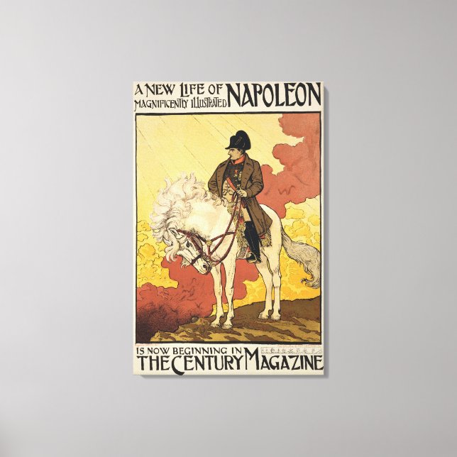 Reproduction of a poster advertising 'A New Life o Canvas Print (Front)