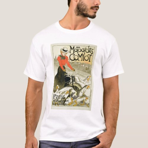 Reproduction of a Poster Advertising Comiot Motorc T_Shirt