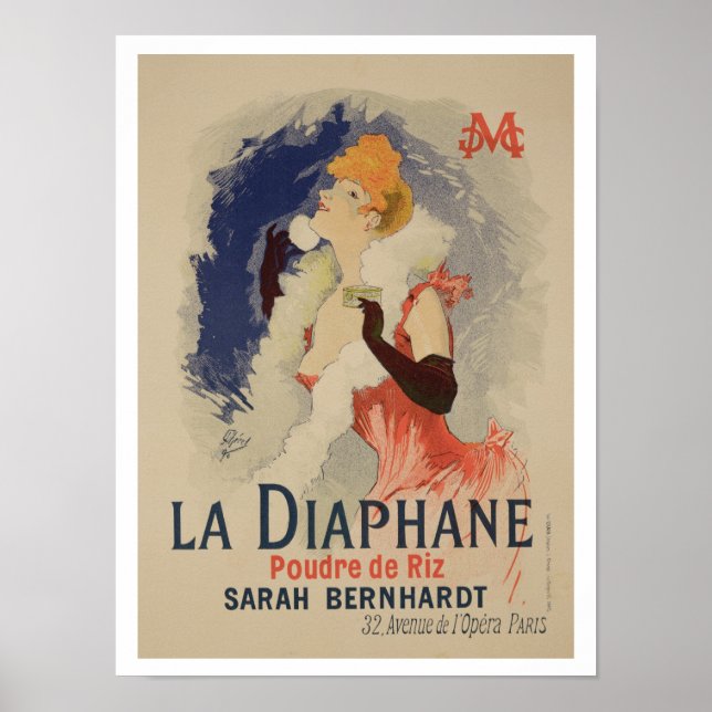 Reproduction of a poster advertising 'La Diaphane' (Front)
