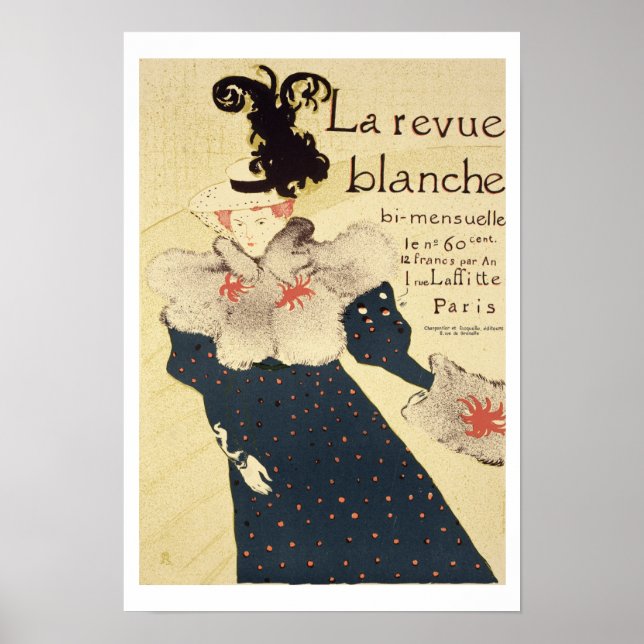 Reproduction of a poster advertising 'La Revue Bla (Front)