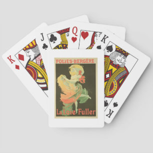 Reproduction of a Poster Advertising 'Loie Fuller' Poker Cards