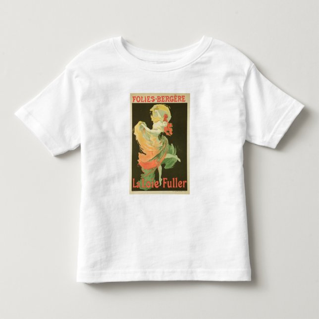 Reproduction of a Poster Advertising 'Loie Fuller' Toddler T-shirt (Front)