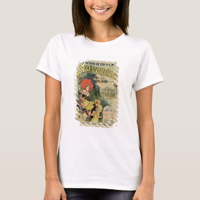 Reproduction of a poster advertising the 'Auvergne T-Shirt (Front)