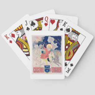Reproduction of a poster advertising the 'Casino d Poker Cards