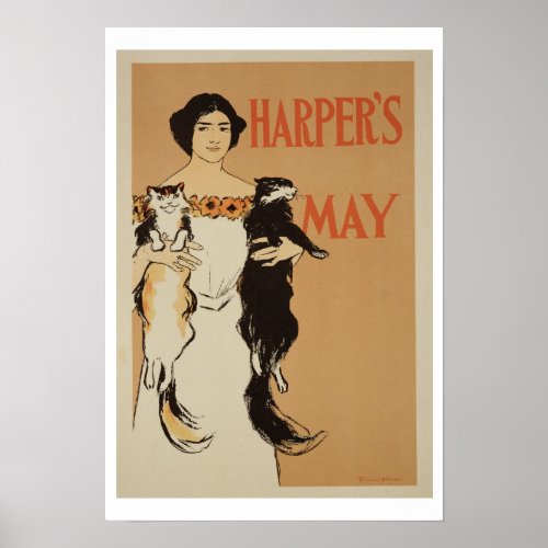 Reproduction of a poster advertising the May Issue