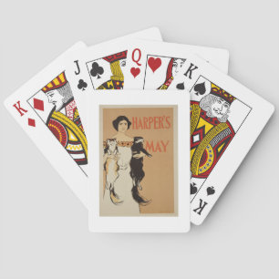Reproduction of a poster advertising the May Issue Poker Cards