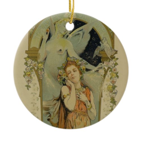 Reproduction of a poster advertising the opera 'Me Ceramic Ornament
