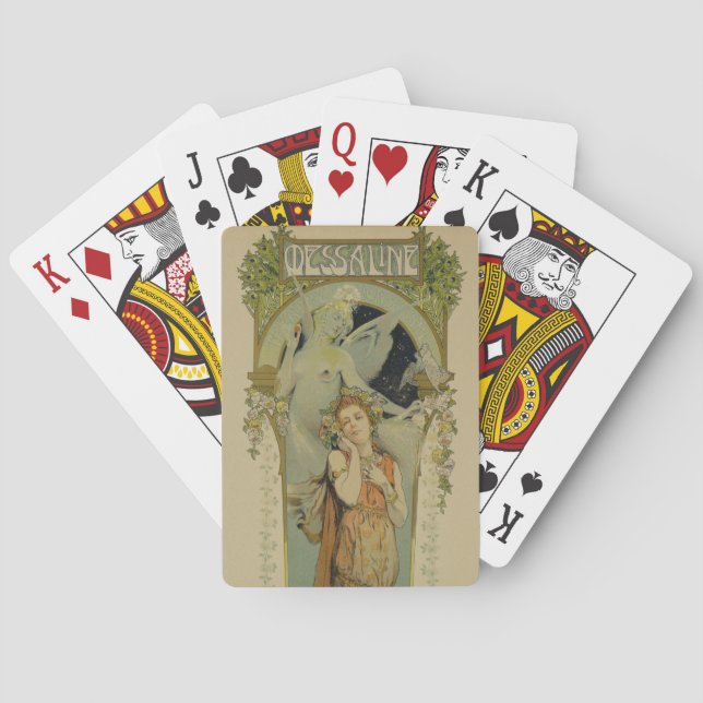 Reproduction of a poster advertising the opera 'Me Poker Cards (Back)