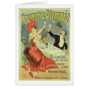 Reproduction of a poster advertising the 'Taverne