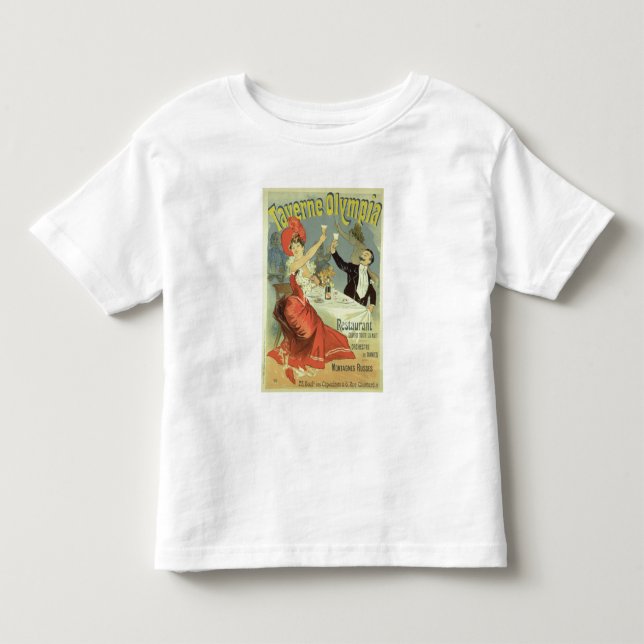 Reproduction of a poster advertising the 'Taverne Toddler T-shirt (Front)
