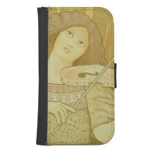 Reproduction of a poster advertising 'Violin Lesso Wallet Phone Case For Samsung Galaxy S4