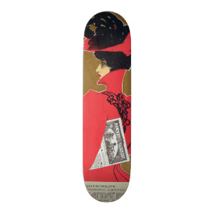 Reproduction of a poster advertising 'Zlata Praha' Skateboard Deck