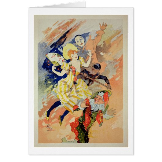 Reproduction of a poster for a pantomime, 1891 (co (Front)