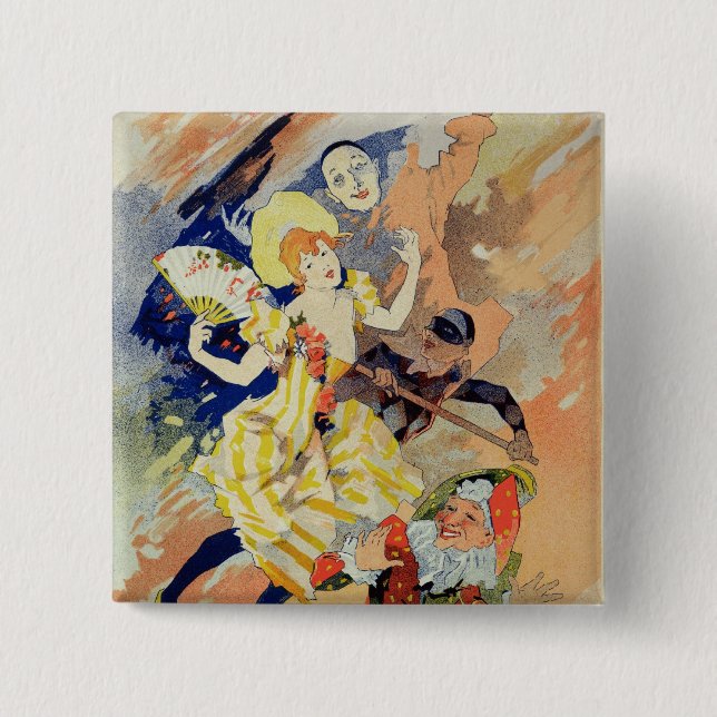 Reproduction of a poster for a pantomime, 1891 (co button (Front)