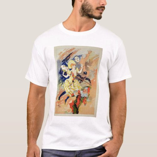 Reproduction of a poster for a pantomime 1891 co T_Shirt