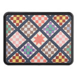 Reproduction Of A Vintage Quilt From 1886 Hitch Cover at Zazzle