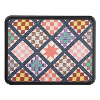 Reproduction Of A Vintage Quilt From 1886 Hitch Cover by decodesigns at Zazzle