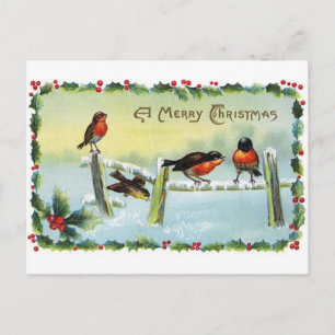 Reproduction Vintage Christmas Postcard