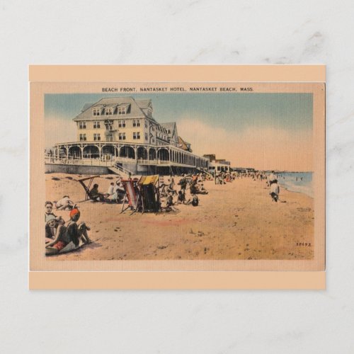 Reproduction Vintage Postcard Nantasket Beach
