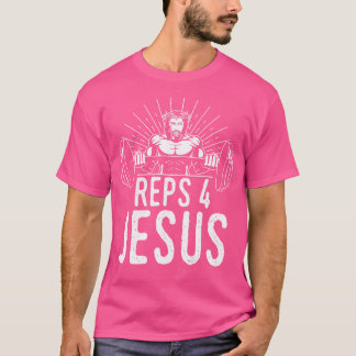 Reps 4 Jesus Christian Gym T-Shirt