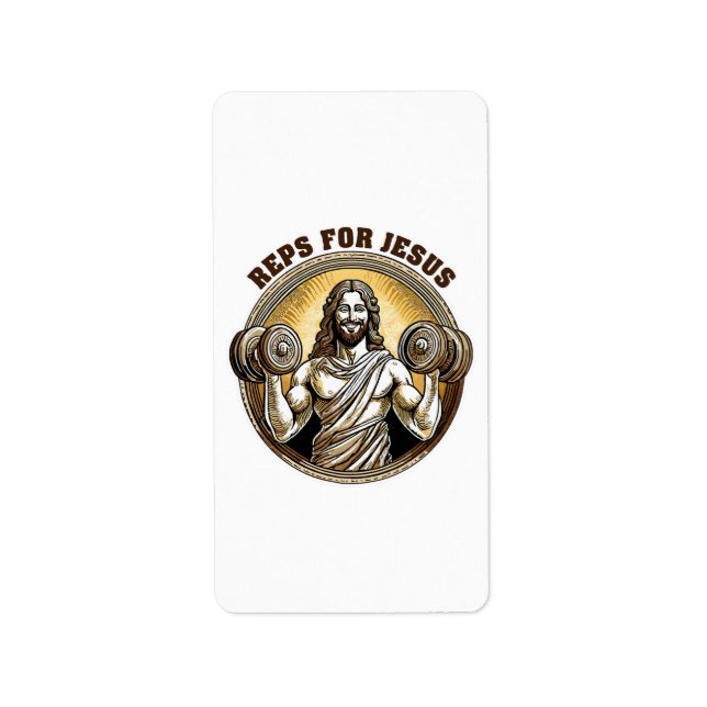 Reps for Jesus Label (Front)
