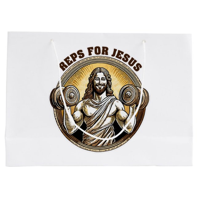 Reps for Jesus Large Gift Bag (Back)